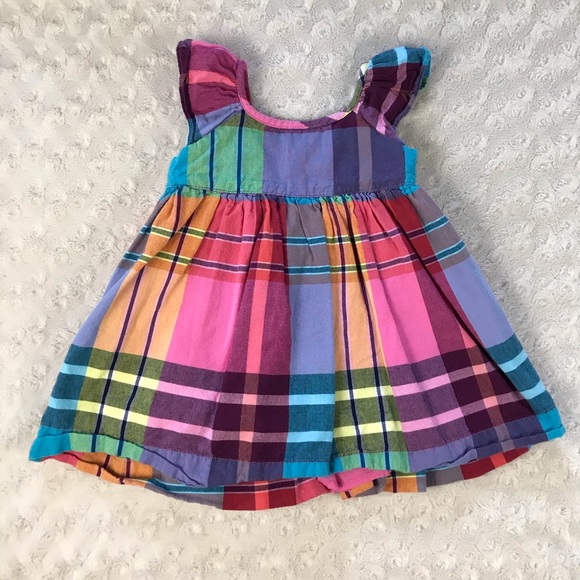 GAP Other - Baby Gap Plaid Summer Dress Size 6-12 Months